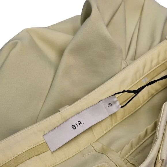 SIR. The Label Esther Pants Pistachio High Rise Straight Leg SIR Size 2 US 6 NWT - Picture 7 of 12
